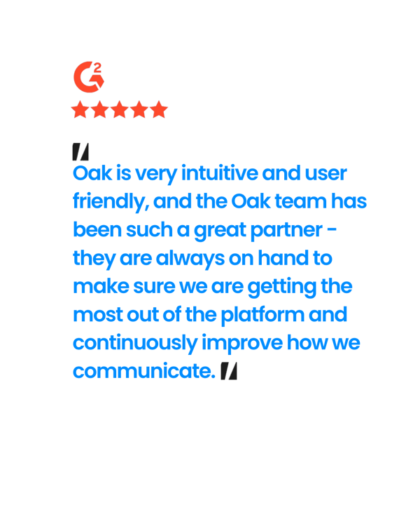 Oak G2 Support Quote